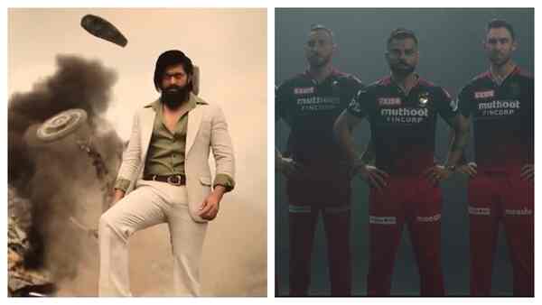 KGF: Chapter 2: Makers of Yash's film collaborate with the IPL team, Royal Challengers Bangalore