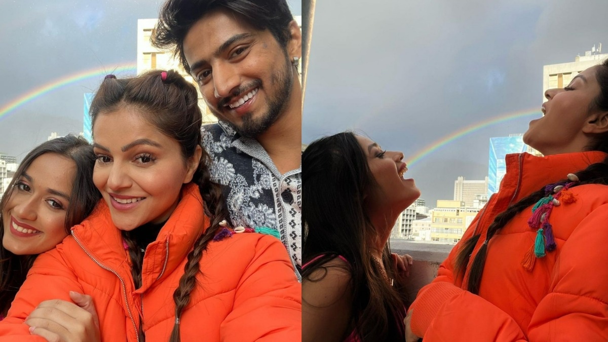 Khatron Ke Khiladi 12: Rubina Dilaik shares selfie with Faisal Shaikh-Jannat Zubair and Fainat fans love it