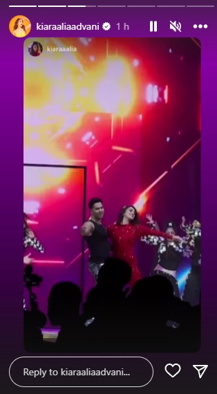 Kiara Advani's Instagram Story