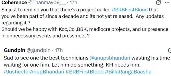 Sudeep fans respond to his new tweet