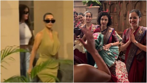 Kim and Khloe Kardashian arrive in India for Anant Ambani-Radhika Merchant wedding, sharing warm welcome moments