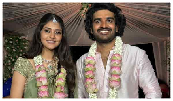 Kiran Abbavaram gets engaged to his Rajavaru Ranigaru co-star Rahasya Gorak in Hyderabad | Details inside