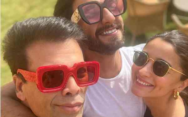 Koffee With Karan 7: Alia Bhatt, Ranveer Singh gear up to shoot for Karan Johar's popular talk show