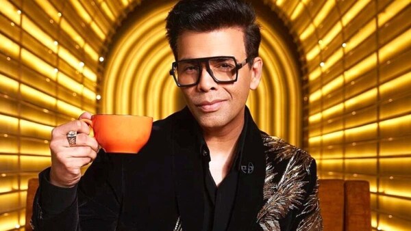 Koffee With Karan 8: Karan Johar shares a BTS video offering a sneak peek of the show's set, hampers and iconic couch