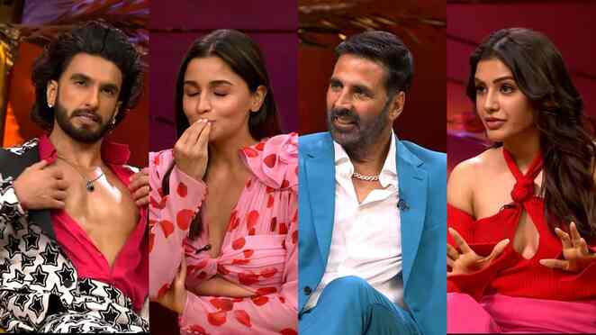 Koffee With Karan 7: From Ranveer Singh-Alia Bhatt to Akshay Kumar-Samantha, guests who have graced Karan Johar’s couch