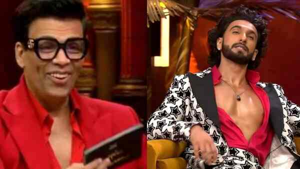 Koffee With Karan season 7 premiere: Ranveer Singh steals the limelight right from under host Karan Johar’s nose