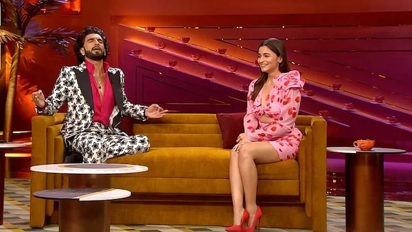 Karan Johar had a lot of love for Alia, but not as much for Ranveer