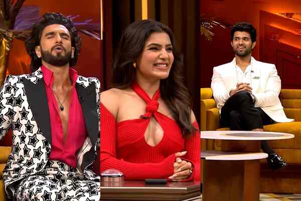 Koffee with Karan 7 trailer: Ranveer Singh, Vijay Deverakonda, Samantha, others spill the beans on Karan Johar’s couch