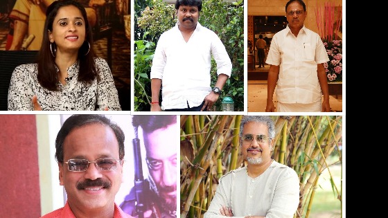 (Clockwise from top left) Archana, J Satish Kumar, Tirupur Subramaniam, Dhananjayan, Badri Venkatesh