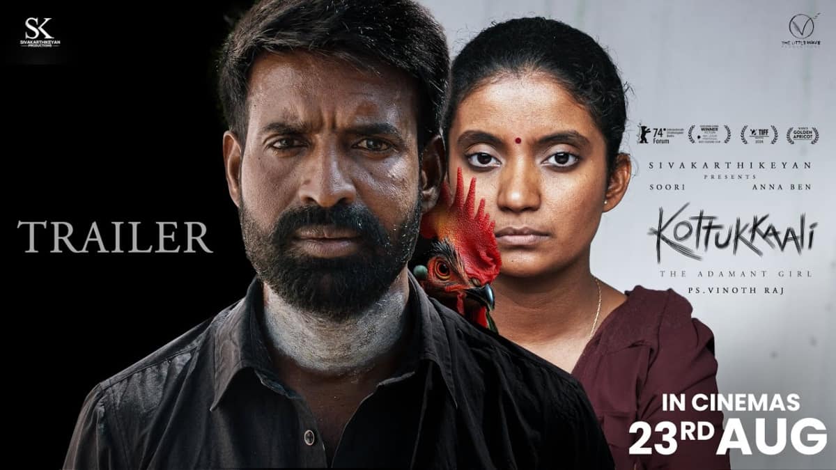 Kottukkaali trailer out: Rooster noises and family drama dominate Soori and Anna Ben’s film