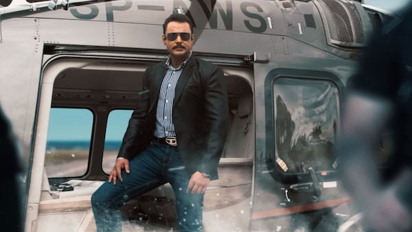 Darshan in a still from the song