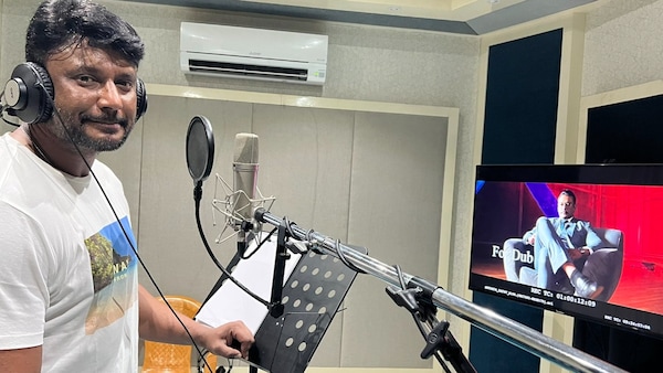 Darshan begins dubbing for Kranti; film on track for end of year release