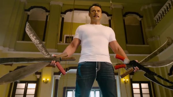 Darshan in a still from the film
