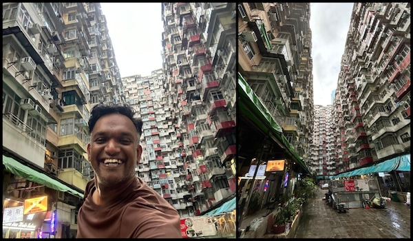 Krishand during shoot in Hong Kong for Masthishka Maranam | Image courtesy: Krishand