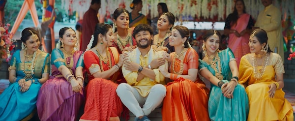 Ganesh in a still from the song, My Marriage is Fixed