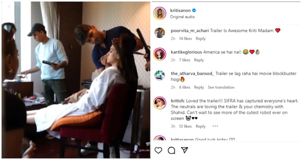 Kriti Sanon's fans react to trailer