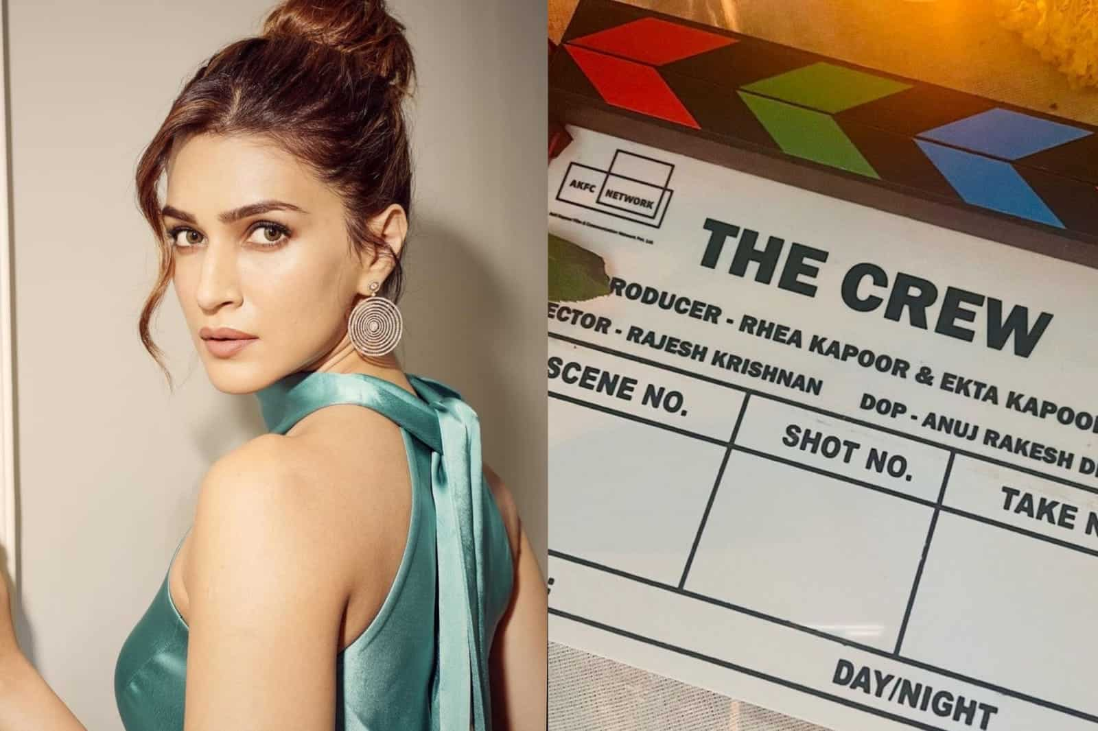 Kriti Sanon Kickstarts Shoot For The Crew Too Excited For This One