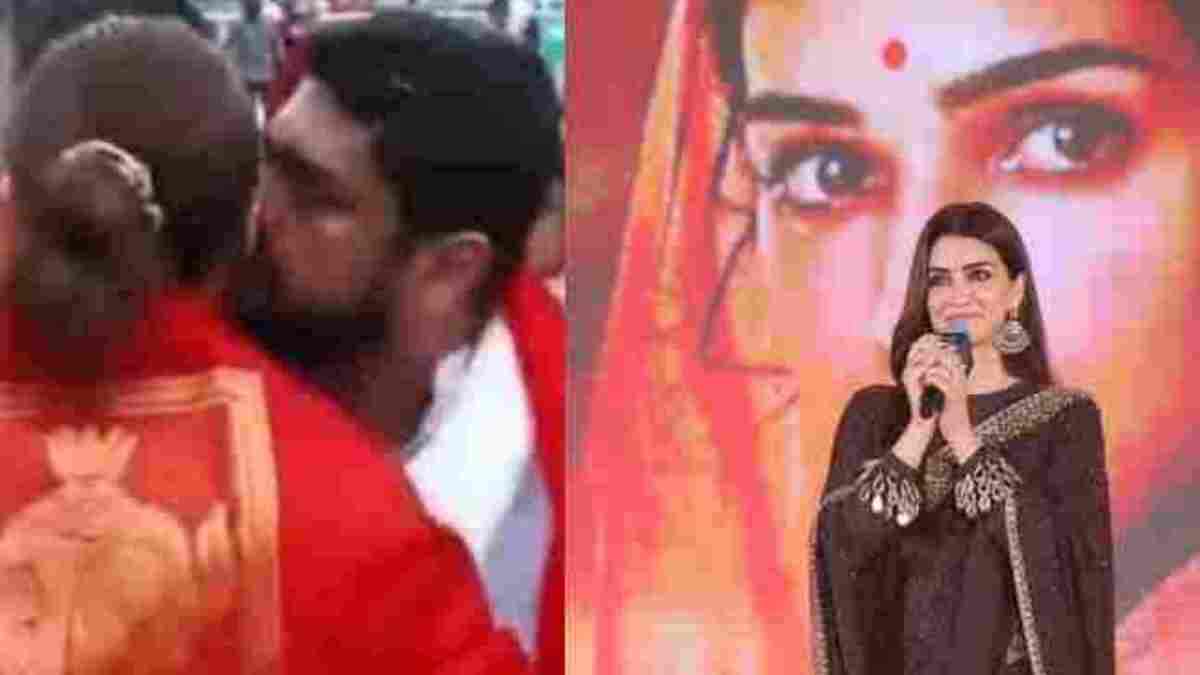 Adipurush: Kriti Sanon, Om Raut's temple farewell sparks controversy in Tirupati, watch video