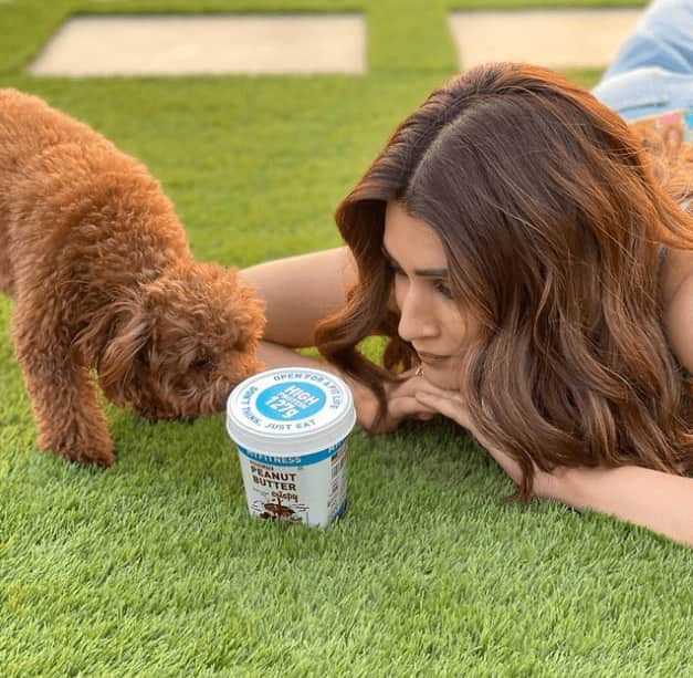 Kriti Sanon with Disco and Phoebe