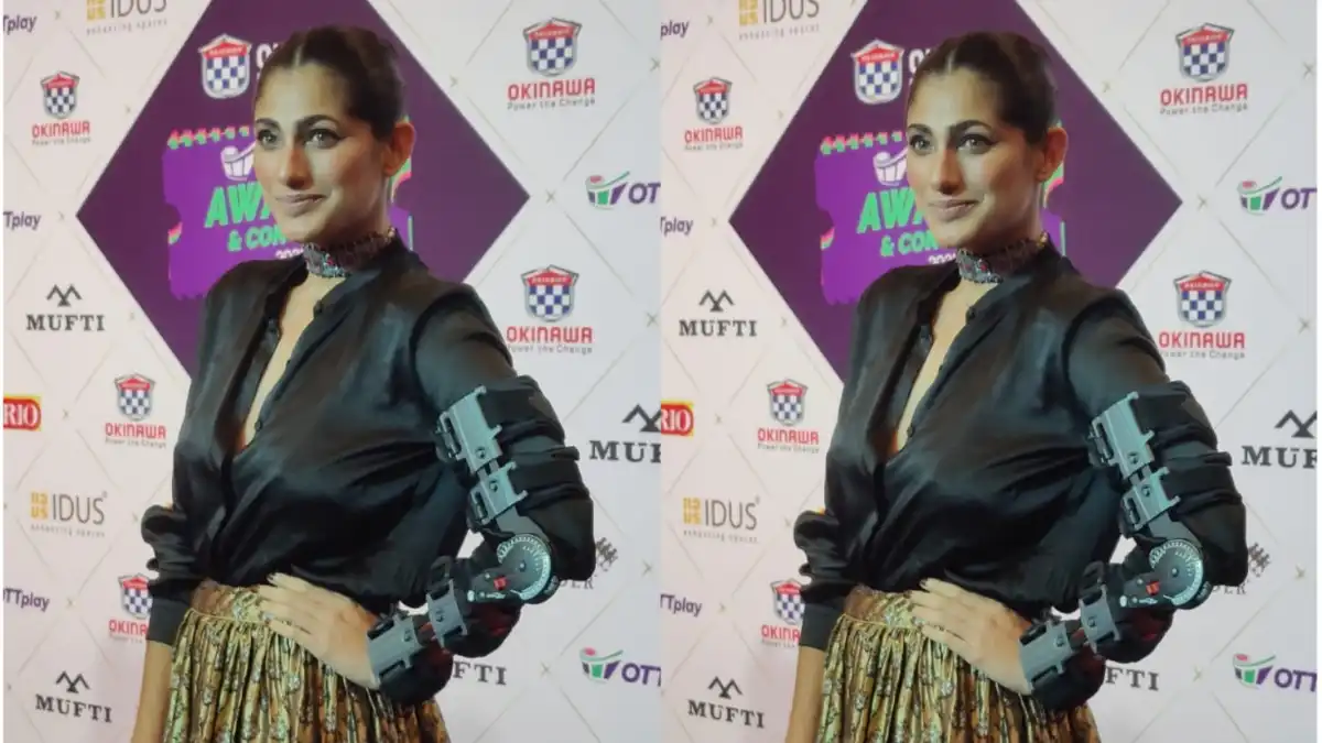 OTTplay Awards 2022: Kubra Sait reviews The Fabulous Lives of Bollywood Wives live on purple carpet