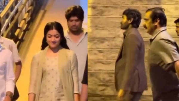 Kubera - Dhanush and Rashmika Mandanna spotted shooting in Mumbai | Watch video from sets