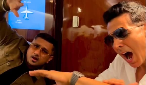 Selfiee: Akshay Kumar and Honey Singh present the on-air version of Kudi Chamkeeli song shot on private jet
