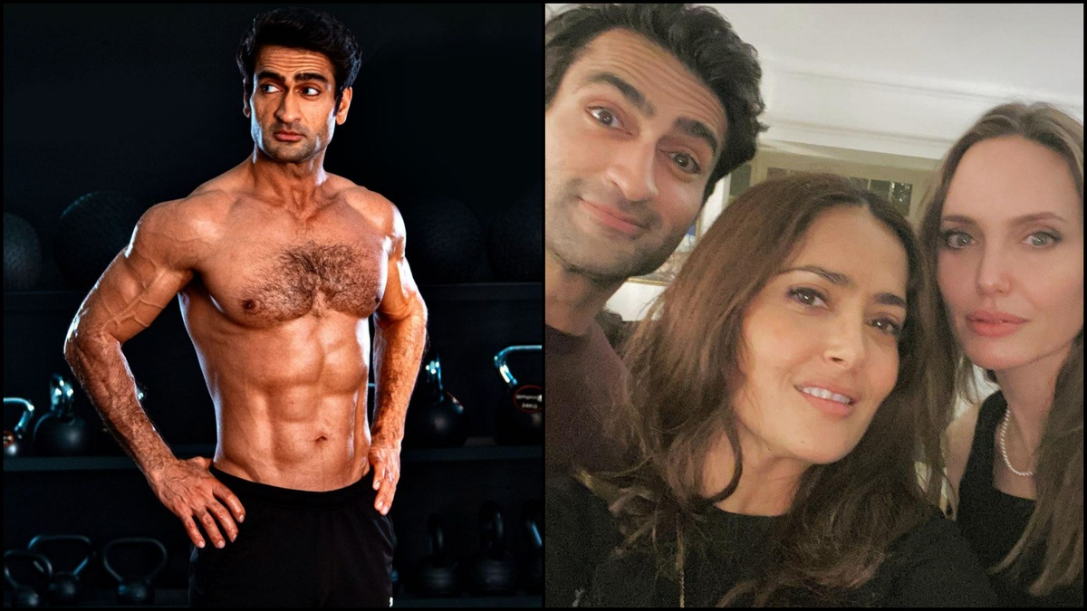 Kumail Nanjiani praises for Eternals co-stars Angelina Jolie and Salma Hayek, reveals what he learnt from them