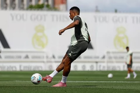 Mbappe in training. Image | Real Madrid