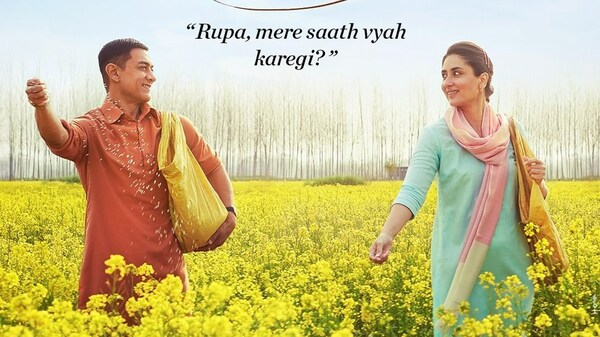 Laal Singh Chaddha new poster: Aamir Khan can't stop being in awe of his 'Rupa' Kareena Kapoor Khan