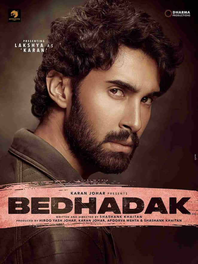 Bedhadak: See first look posters for Shanaya Kapoor, Lakshya and Gurfateh Pirzada's debut film