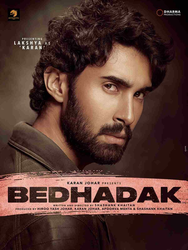 Bedhadak: See first look posters for Shanaya Kapoor, Lakshya and Gurfateh Pirzada's debut film