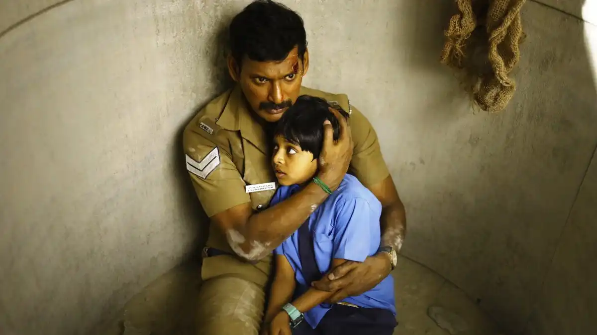 Laththi antecedent teaser: Vishal looks fierce as the aggressive cop who sets out to nab a criminal