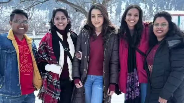 Trisha teases fans with another picture from the location of Vijay, Lokesh Kanagaraj's gangster film in Kashmir