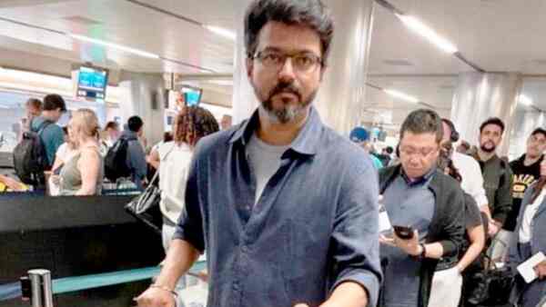 Leo star Thalapathy Vijay's picture from the US airport goes viral, sparking multiple speculations