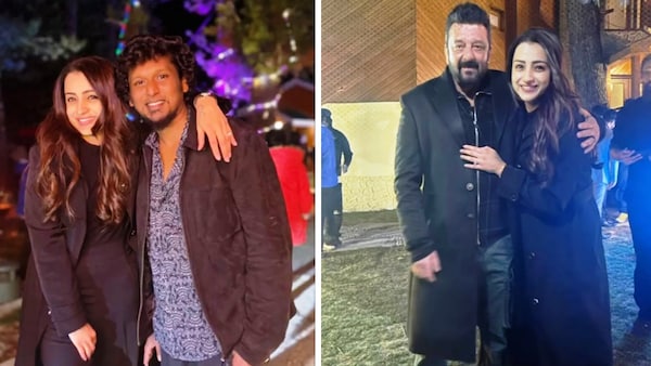 Trisha shares pictures with Sanjay Dutt and Lokesh Kanagaraj from Leo's set, leaves fans thrilled