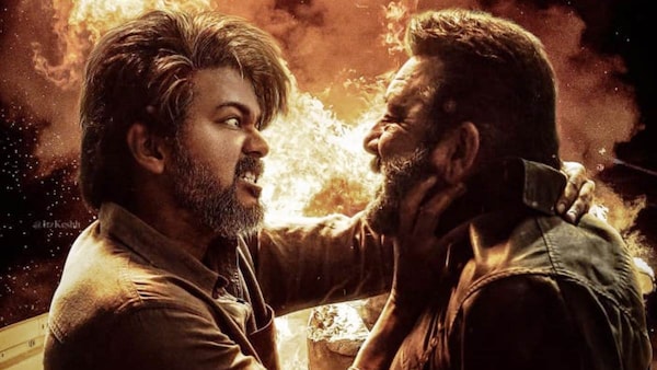 Leo Hindi poster: Thalapathy Vijay set to face off against Sanjay Dutt in the latest promo still