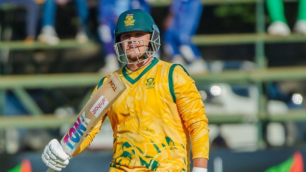 Lhuan-dre Pretorius scored a fifty during South Africa's chase. Image | Zimbabwe Cricket