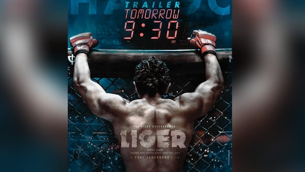 Liger new poster: Vijay Deverakonda flaunts his chiseled back; announces trailer release date