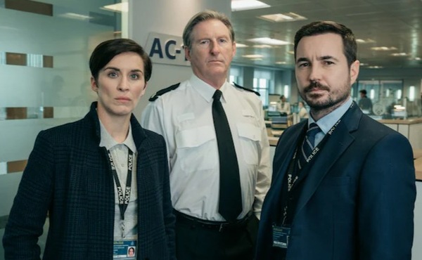 Vicky McClure, Adrian Dunbar and Martin Compston on Line of Duty
