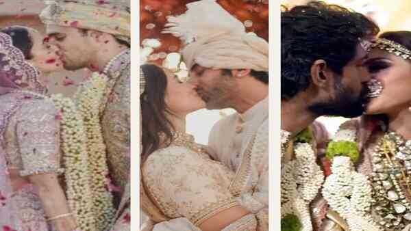 Kiara-Sidharth to Alia-Ranbir and Rana-Miheeka: Actors who sealed it with a lip lock at their weddings