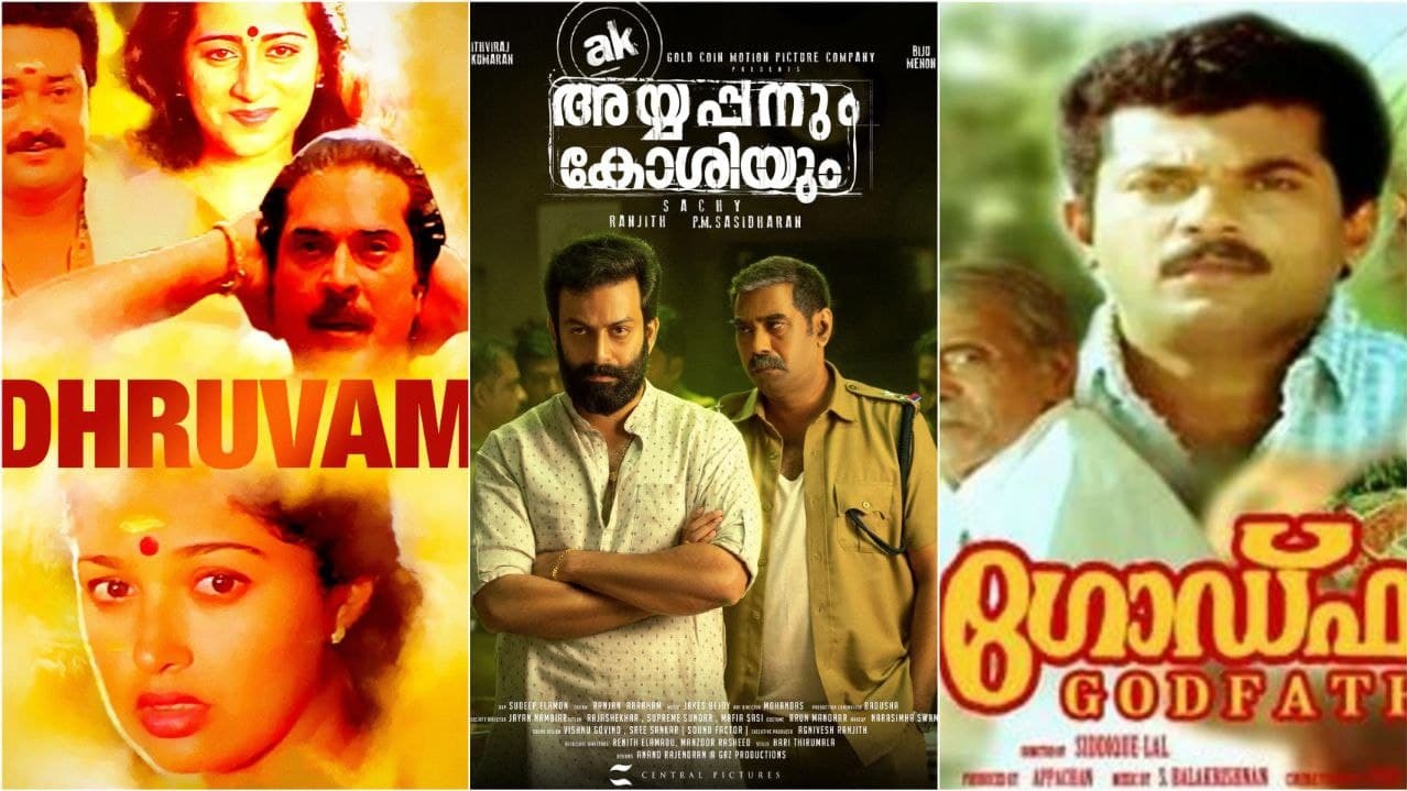 From Godfather to Ayyappanum Koshiyum: Malayalam movies that brought iconic rivalries