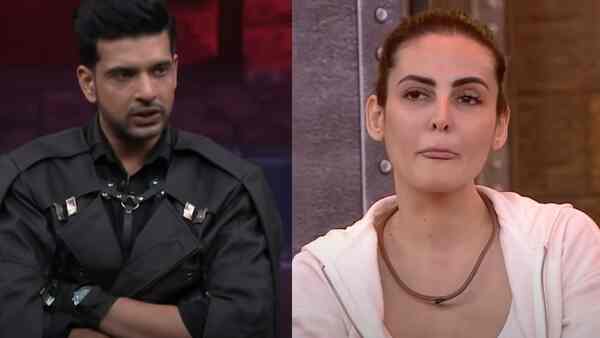 Lock Upp: Mandana Karimi apologizes to Karan Kundrra, makes up with a hug