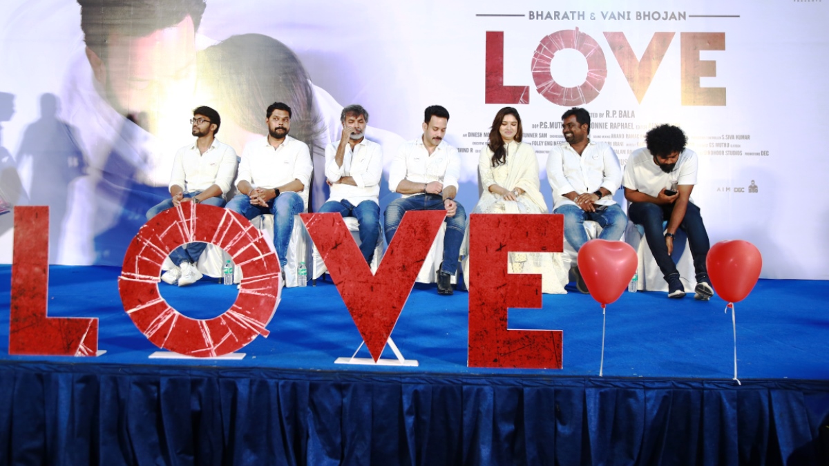 Love: Bharath, Vani Bhojan and others express confidence about the remake film during the press meet