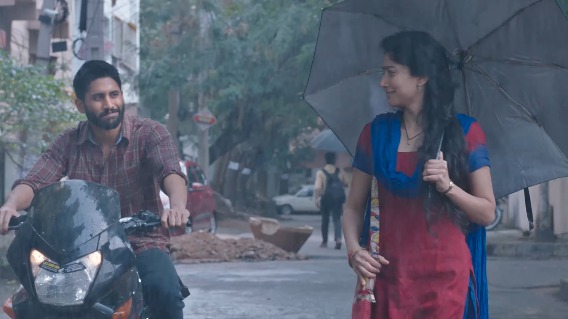 Naga Chaitanya and Sai Pallavi in the trailer of Love Story 
