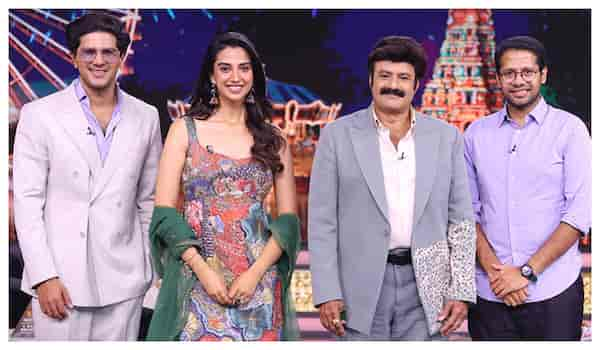 Lucky Baskhar team on Unstoppable with NBK 4