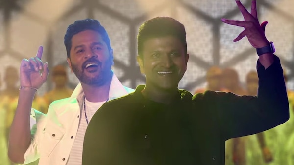 Prabhudeva and the late Puneeth Rajkumar in the song