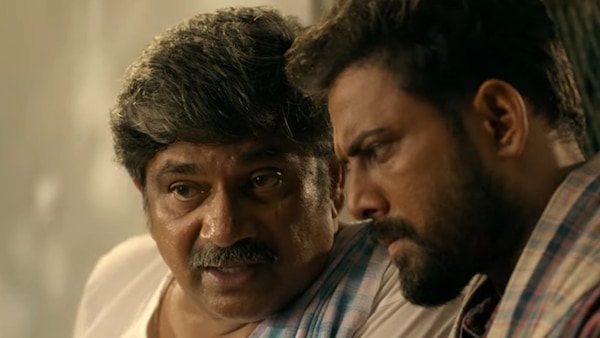 Rangayana Raghu and Praveen Tej in Maarigallu