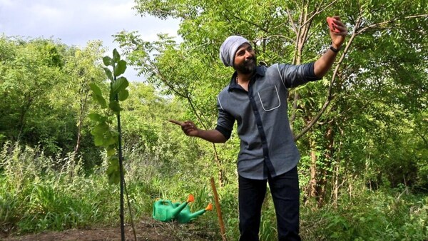 Sivakarthikeyan takes up Green India Challenge, plants a sapling in Hyderabad and nominates Anirudh