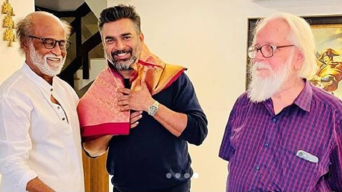 Rajiinikanth honours Rocketry: The Nambi Effect team; Madhavan calls it a moment etched for eternity