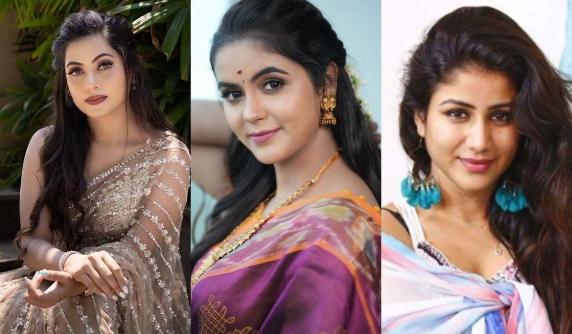 Top Tamil Serial actresses: Alya Manasa, Chaitra Reddy and Divya Ganesh